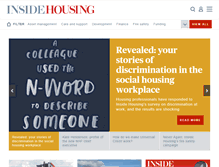 Tablet Screenshot of insidehousing.co.uk